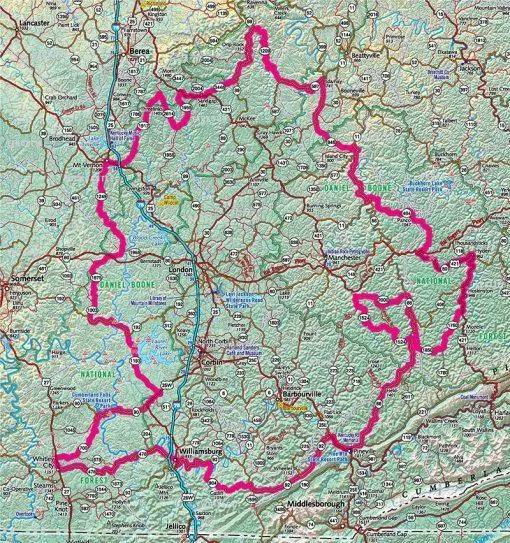 Butler Maps | Southern Mid-Atlantic States G1 map - Image 3