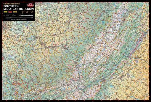 Butler Maps | Southern Mid-Atlantic States G1 map - Image 4