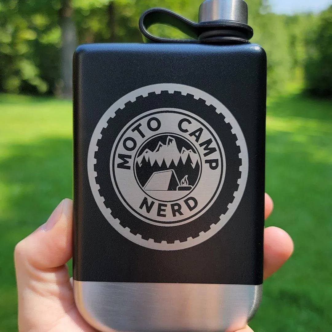 Moto Camp Nerd Flask - Image 3