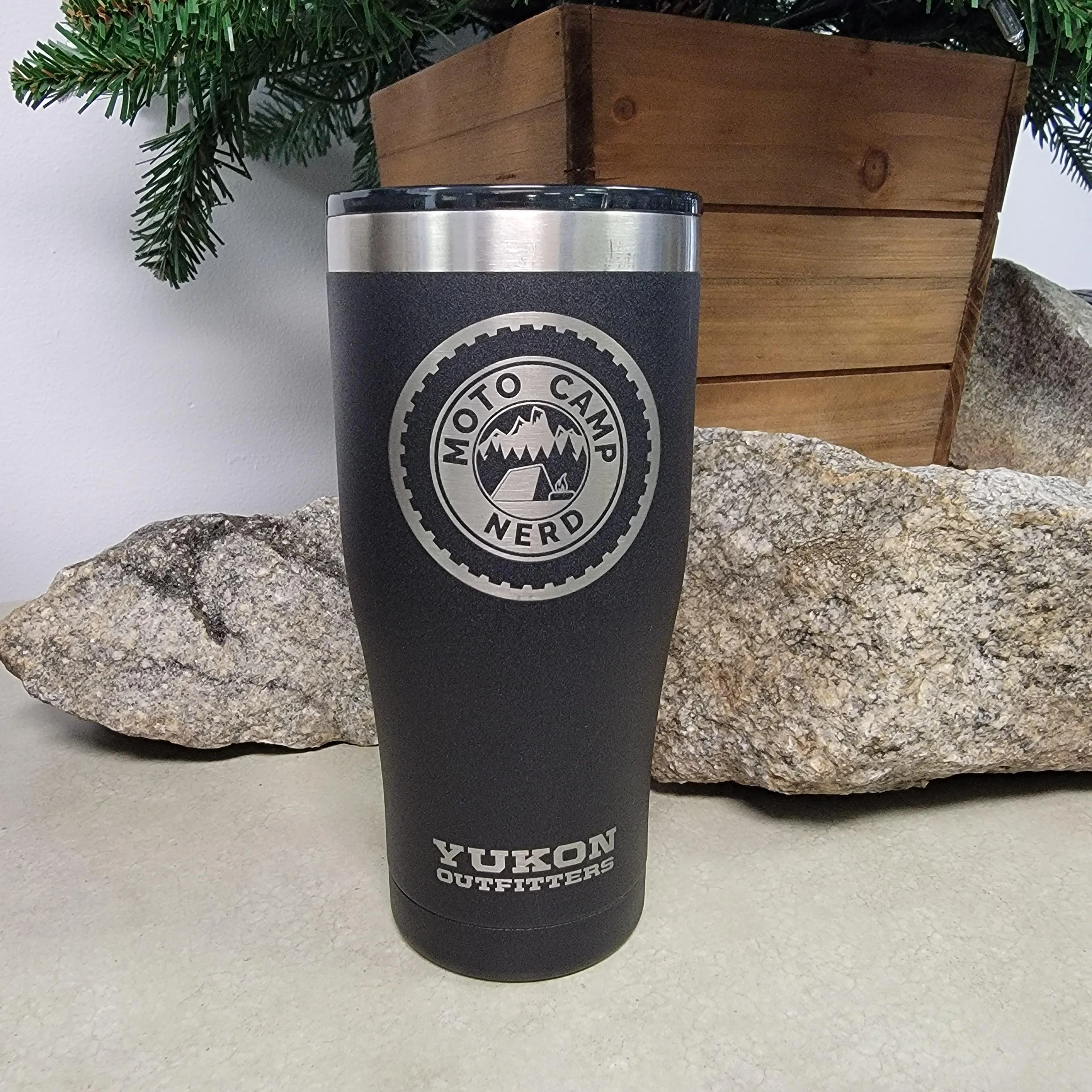 Moto Camp Nerd Insulated Tumbler 20oz - Image 3