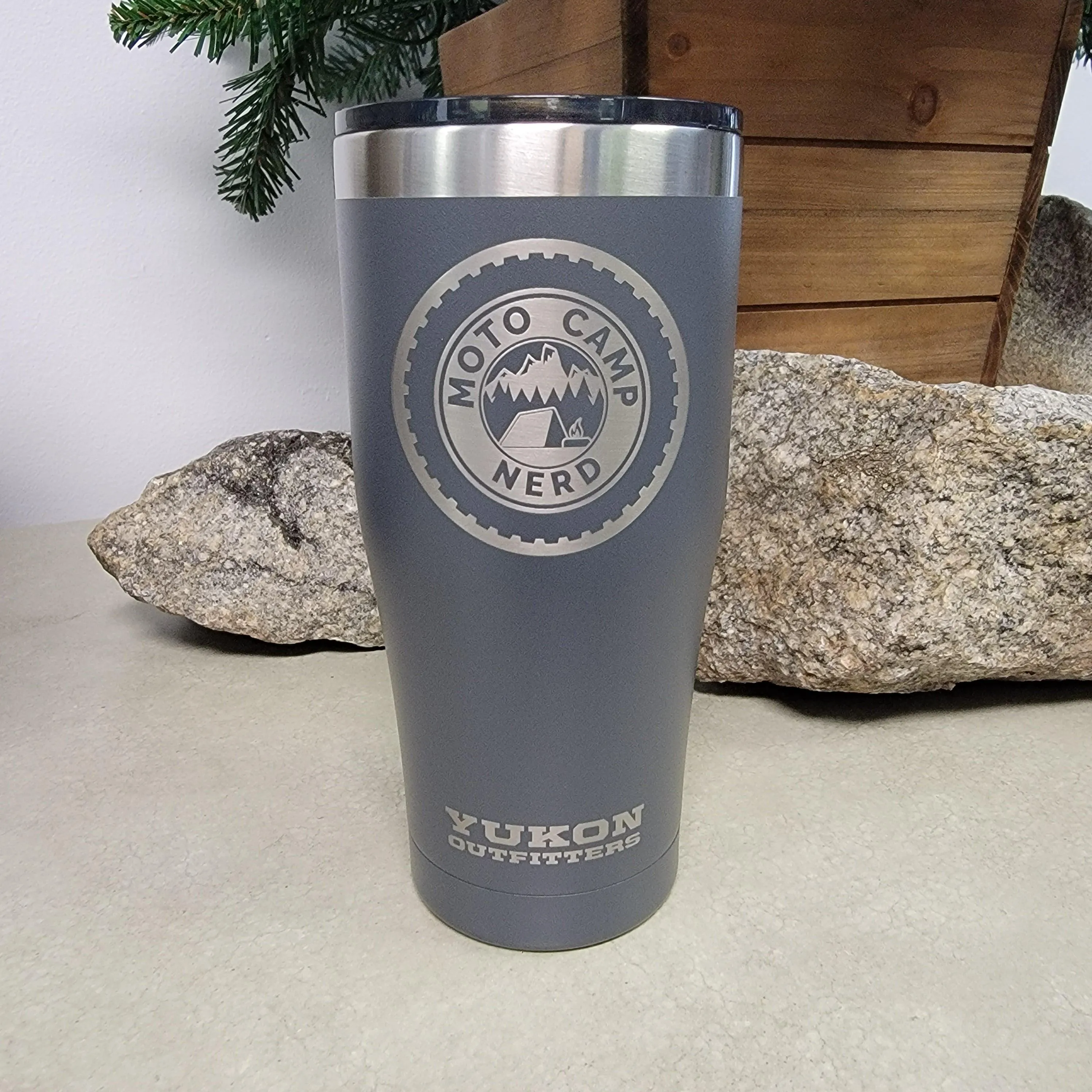 Moto Camp Nerd Insulated Tumbler 20oz - Image 4