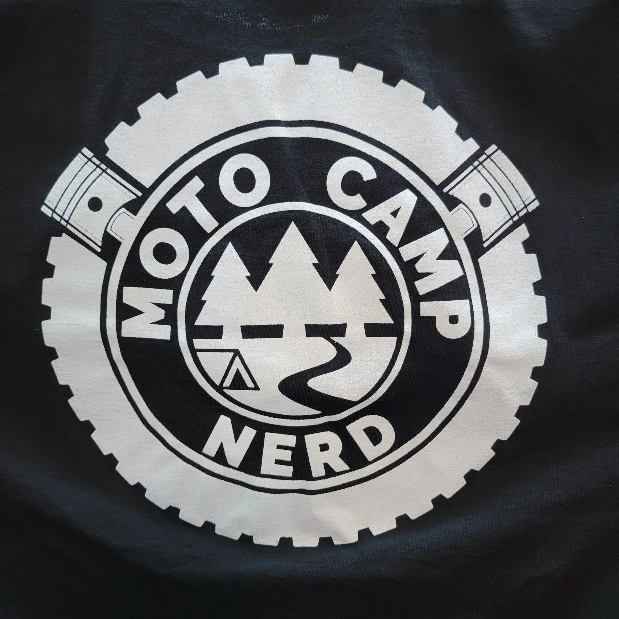Moto Camp Nerd V-Twin T-Shirt - Image 3