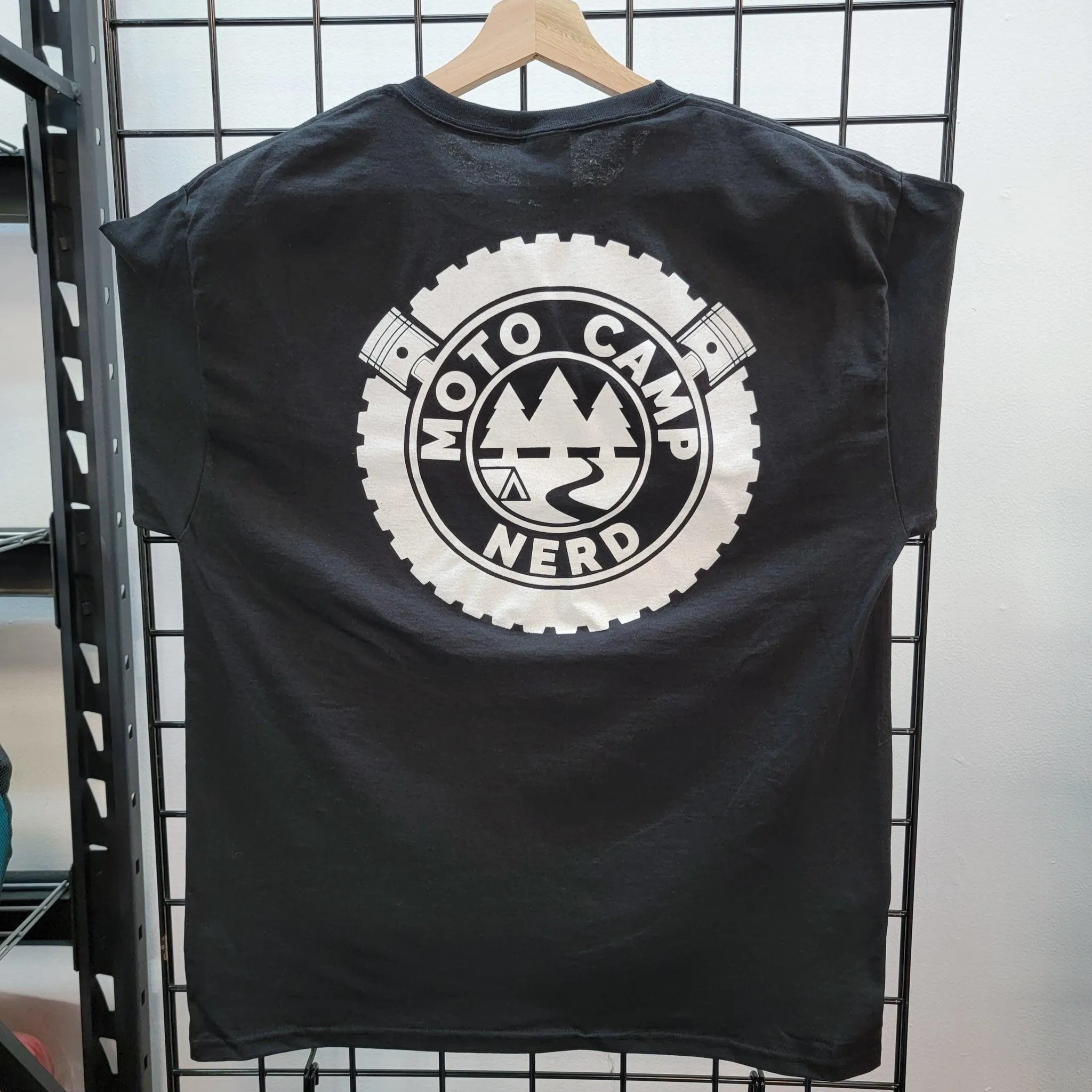 Moto Camp Nerd V-Twin T-Shirt - Image 7