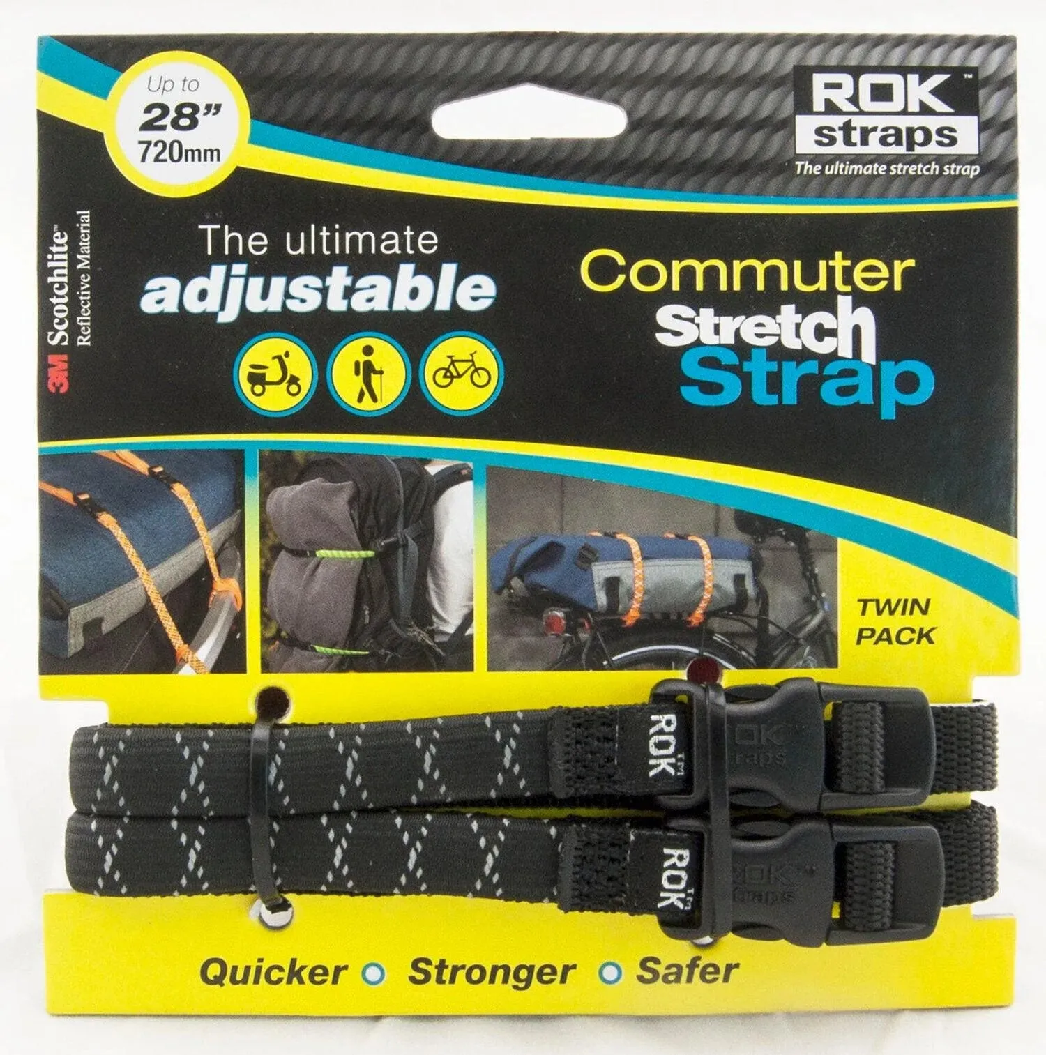 ROK Straps | Commuter Stretch Strap Reflective - Image 3