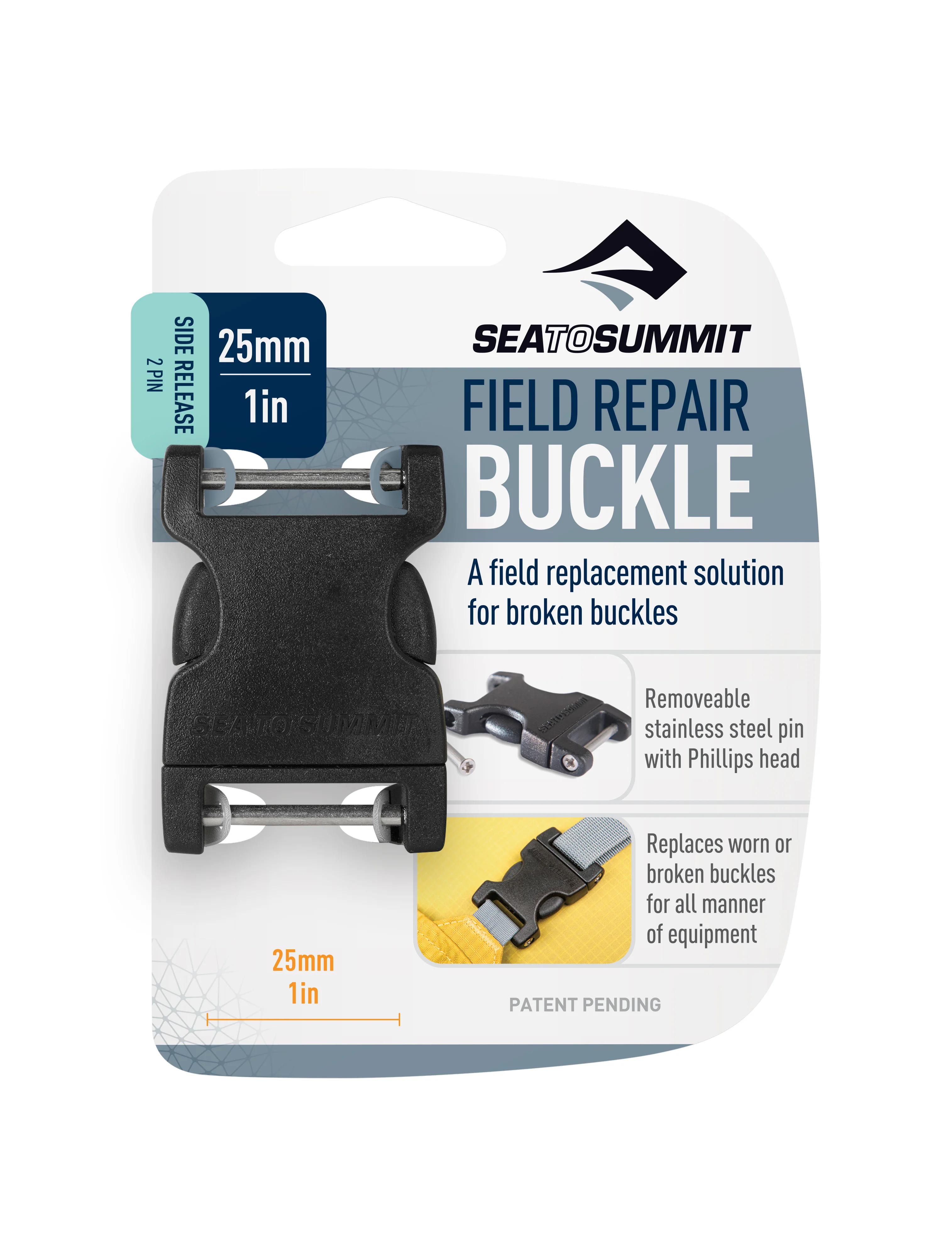 Sea to Summit | Side Release 2-Pin Field Repair Buckle - Image 5