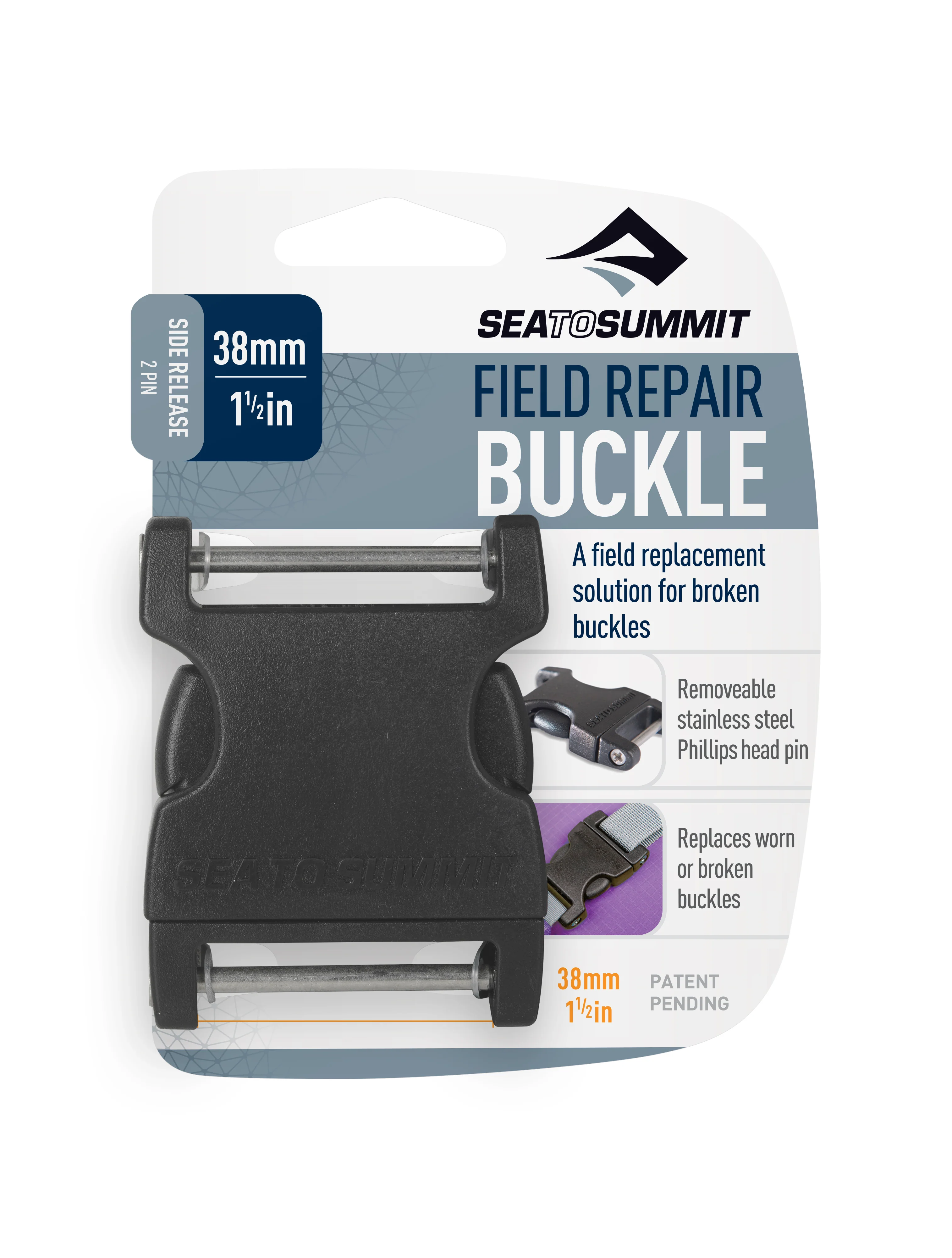 Sea to Summit | Side Release 2-Pin Field Repair Buckle - Image 6