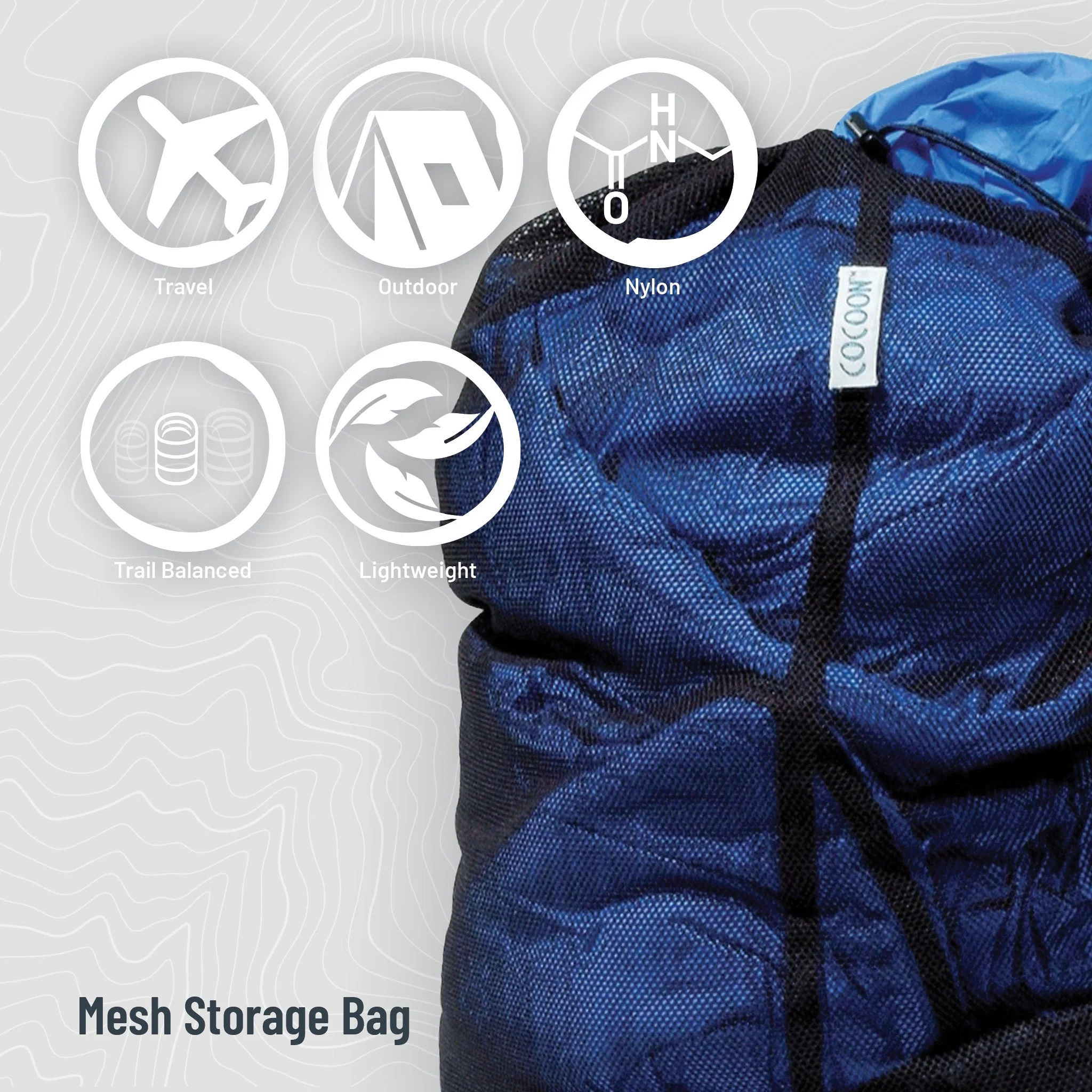 Sleeping Bag Storage Sack Mesh - Image 4